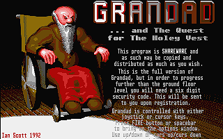 Grandad - Quest for the Holey Vest — screenshot 1